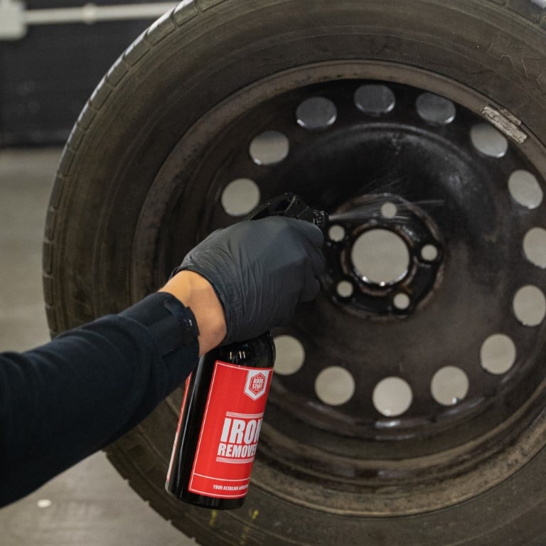 Velgen schoonmaken iron remover